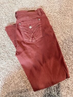 Miss Me Flare Jeans in Dusty Rose